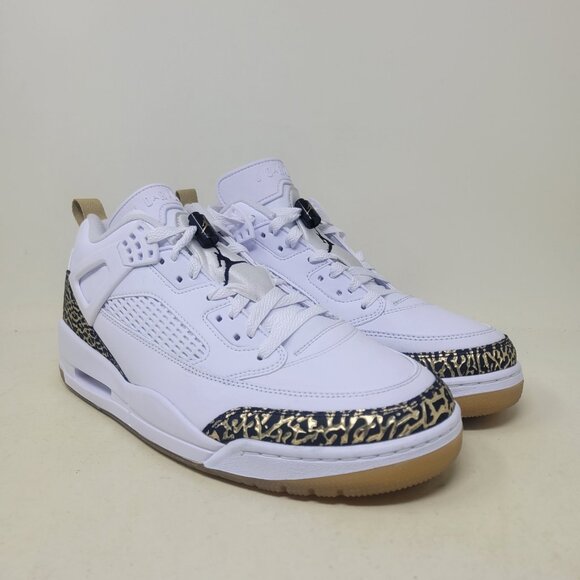 Nike Air Jordan Spizike Low Retro 3 4 5 6 Mens Sz.12 Black Gold White HJ9019-100 - Picture 1 of 10